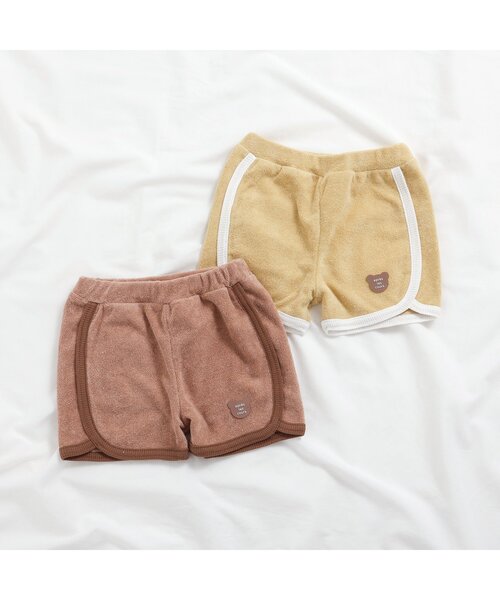 apres les cours（アプレレクール）の「パイルパイピングブルマ（その他ベビーウェア・キッズ・イエロー/ベージュ・80）」の6枚目の写真