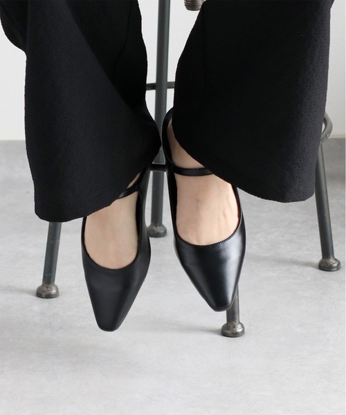 cepo(セポ)の「ストラップミュールフラットパンプス(パンプス・レディース・シルバー/ブラック/ベージュ・M/L)」の6枚目の写真