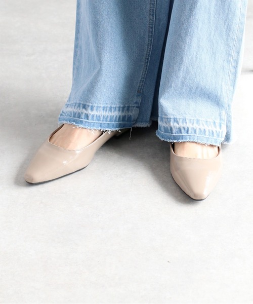 cepo(セポ)の「ストラップミュールフラットパンプス(パンプス・レディース・シルバー/ブラック/ベージュ・M/L)」の7枚目の写真