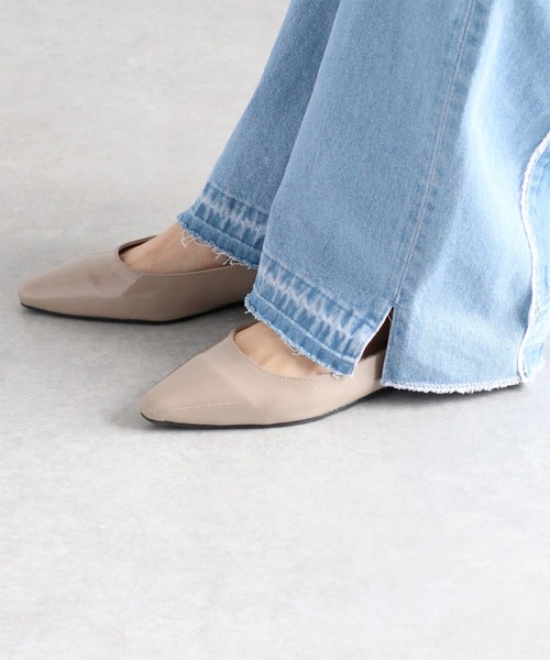 cepo(セポ)の「ストラップミュールフラットパンプス(パンプス・レディース・シルバー/ブラック/ベージュ・M/L)」の9枚目の写真