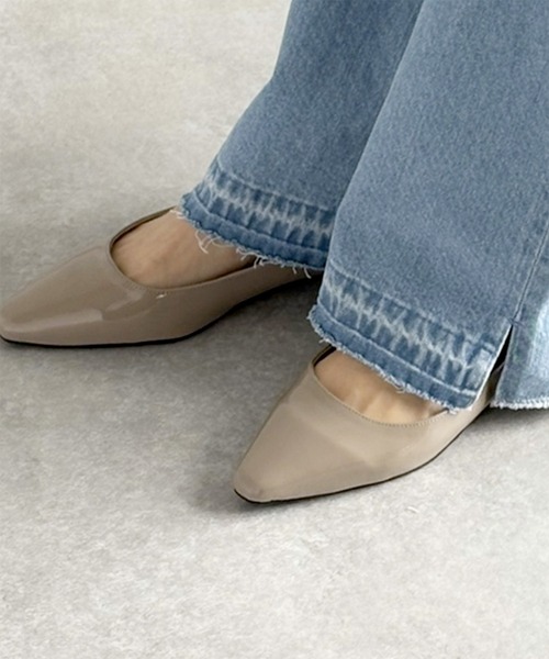 cepo(セポ)の「ストラップミュールフラットパンプス(パンプス・レディース・シルバー/ブラック/ベージュ・M/L)」の10枚目の写真