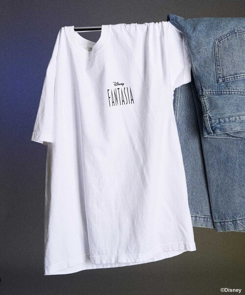 tシャツ 「DISNEY FANTASIA」 9ボックスバックプリント Tシャツ//ディズニー/ファンタジア/ミッキーマウス レディース DISNEY FANTASIA】 9ボックスバックプリント Tシャツ