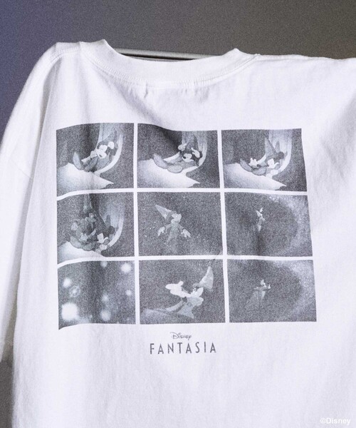 tシャツ 「DISNEY FANTASIA」 9ボックスバックプリント Tシャツ//ディズニー/ファンタジア/ミッキーマウス レディース DISNEY FANTASIA】 9ボックスバックプリント Tシャツ