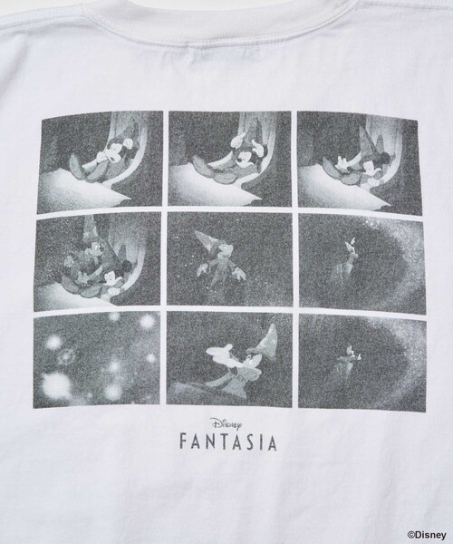 tシャツ 「DISNEY FANTASIA」 9ボックスバックプリント Tシャツ//ディズニー/ファンタジア/ミッキーマウス レディース DISNEY FANTASIA】 9ボックスバックプリント Tシャツ