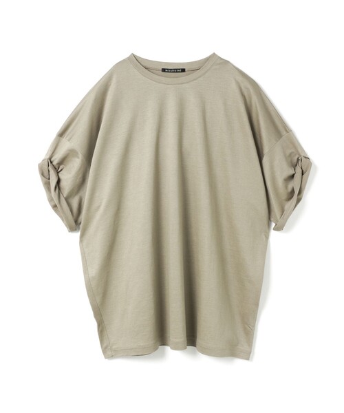 セール】mizuiro ind ロールアップスリーブワイドT（Tシャツ