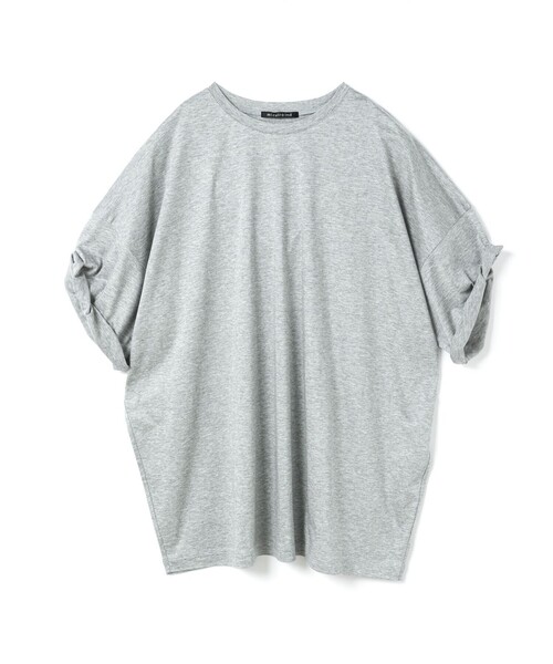 mizuiro ind ロールアップスリーブワイドT（Tシャツ/カットソー