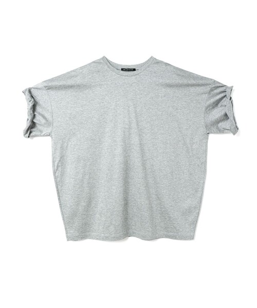 セール】mizuiro ind ロールアップスリーブワイドT（Tシャツ