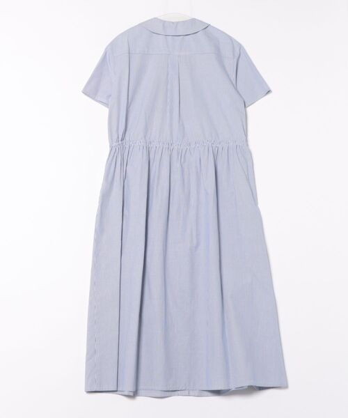 haupia(ハウピア)の「YARD【シャツワンピース】(シャツワンピース・レディース・ネイビー/ブルー系/ホワイト×ブルー・MEDIUM)」の5枚目の写真