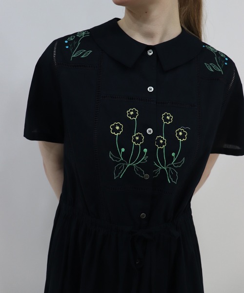 haupia(ハウピア)の「YARD【シャツワンピース】(シャツワンピース・レディース・ネイビー/ブルー系/ホワイト×ブルー・MEDIUM)」の20枚目の写真