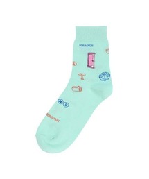 NAIGAI（ナイガイ）の「ドラえもん メンズ 日本製 どこでもドア 刺繍 ミドル丈 カジュアルソックス 02462103（ソックス/靴下）」