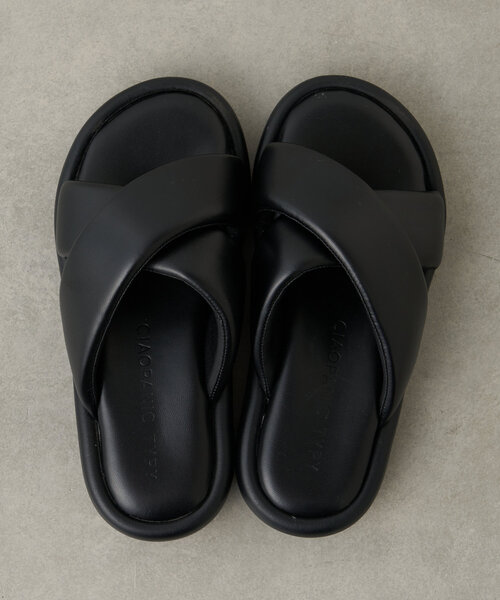 CIAOPANIC TYPY(チャオパニックティピー)の「クロスデザイン厚底サンダル(サンダル・レディース・グレイッシュベージュ/ブラック・37/35/39)」の7枚目の写真