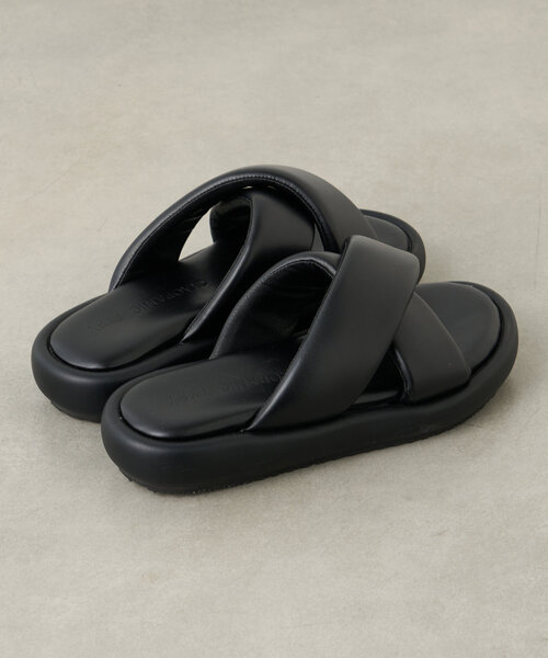 CIAOPANIC TYPY(チャオパニックティピー)の「クロスデザイン厚底サンダル(サンダル・レディース・グレイッシュベージュ/ブラック・37/35/39)」の11枚目の写真