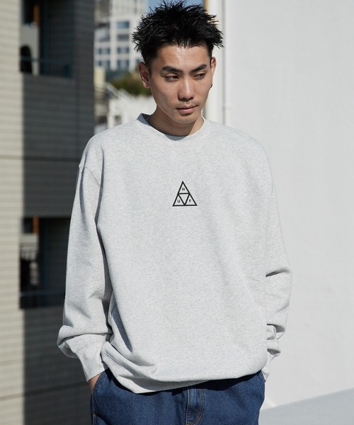 HUF/ハフ SET TRIPLE TRIANGLE CREWNECK クルーネックスウェット