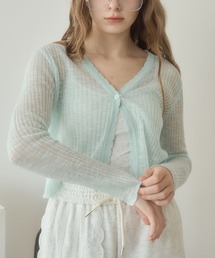 シアーボレロカーディガン/sheer bolero cardigan