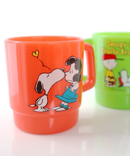 PEANUTS/ピーナッツ〉 スヌーピー PLASTIC MUG S/プラスチックマグ S