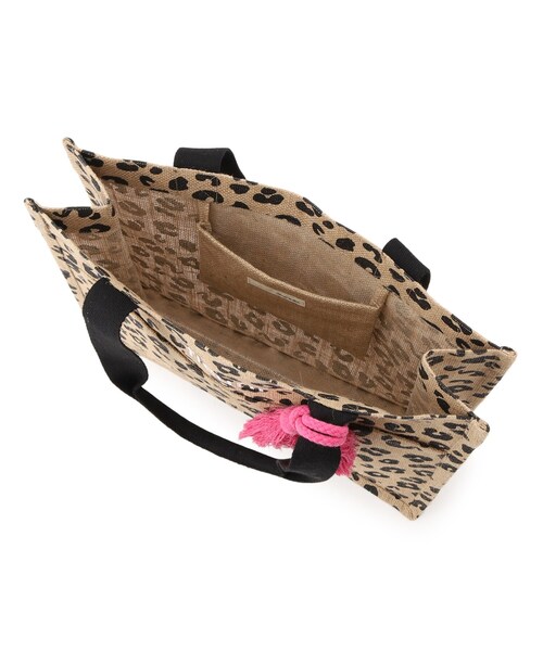 SHOO・LA・RUE（シューラルー）の「夏を彩る スクエアジュートトートバッグ（トートバッグ・レディース・オレンジ/ブルー/イエロー/ブラック系/ブラック系3/ブラック・00）」の22枚目の写真