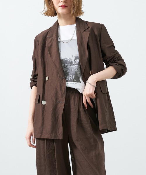 MICA&DEAL（マイカ＆ディール）の「フォトプリントT-shirt-city（Tシャツ/カットソー・レディース・ホワイト/ベージュ・FREE）」の8枚目の写真