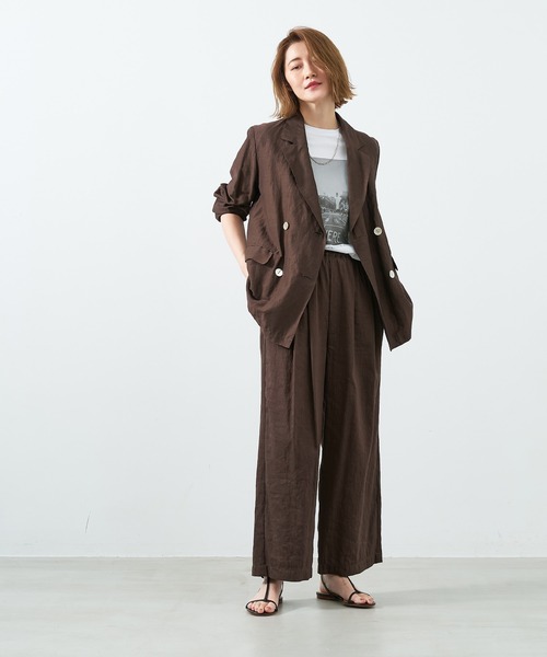 MICA&DEAL（マイカ＆ディール）の「フォトプリントT-shirt-city（Tシャツ/カットソー・レディース・ホワイト/ベージュ・FREE）」の10枚目の写真