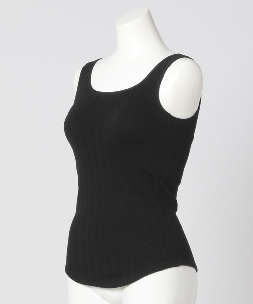 bijorie(ビジュリィ)の「【bijorie】カップ付きタンク/NEW BASIC light(インナーウェア/肌着・レディース・ライトグレー/ブラック/アイボリー・MEDIUM/LARGE/LG)」の5枚目の写真