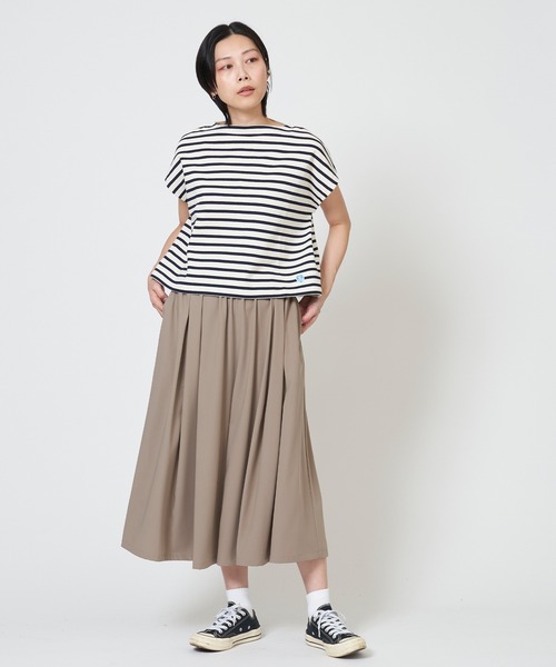 ORCIVAL(オーシバル)の「FRENCH SLEEVE BOAT NECK P.O. フレンチ スリーブ ボート ネック プルオーバー(Tシャツ/カットソー・レディース・ホワイト系その他/ブラック/ホワイト/ホワイト系その他3/ホワイト系その他2/キナリ/ブルー系その他/ブラウン系その他・1)」の12枚目の写真