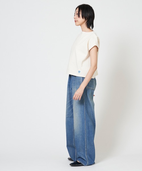 ORCIVAL(オーシバル)の「FRENCH SLEEVE BOAT NECK P.O. フレンチ スリーブ ボート ネック プルオーバー(Tシャツ/カットソー・レディース・ホワイト系その他/ブラック/ホワイト/ホワイト系その他3/ホワイト系その他2/キナリ/ブルー系その他/ブラウン系その他・1)」の17枚目の写真