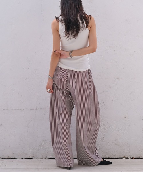 AKTE（アクテ）の「メタルリングタンクトップ（タンクトップ・レディース・ホワイト/ブラック・FREE）」の8枚目の写真