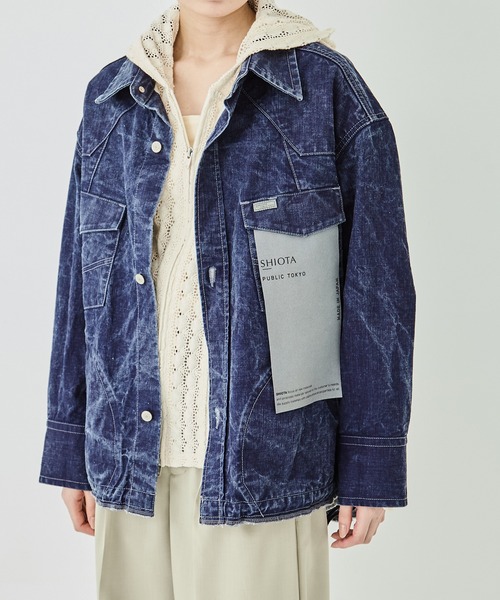 新品 NON TOKYO パフスリーブナイロンブルゾン NON TOKYO(ノントーキョー) PUFFSLEEVE NYLON BLOUSON | Taking
