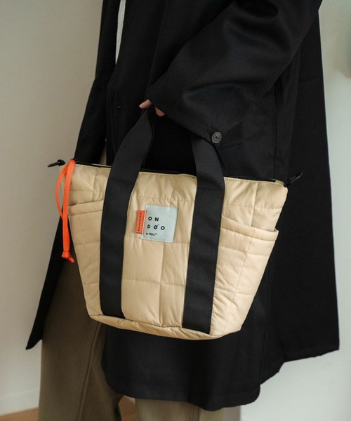 Wpc.(ダブリュピーシー)の「【Wpc.】ONDOO キルティング2wayトートバッグ ミニ(トートバッグ・レディース・ブラック/グレー/ベージュ/オフホワイト・FREE)」の2枚目の写真