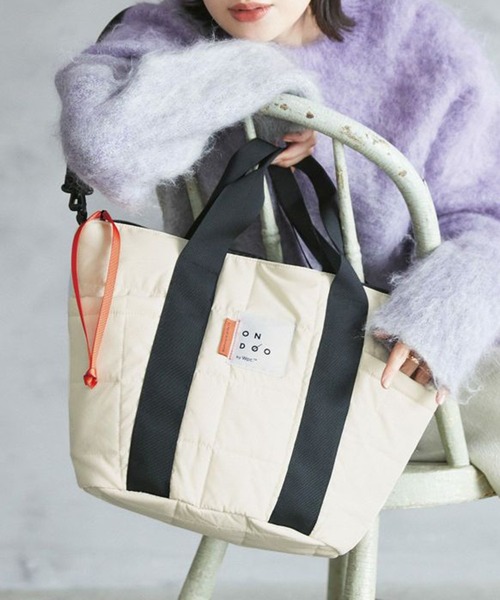 Wpc.(ダブリュピーシー)の「【Wpc.】ONDOO キルティング2wayトートバッグ ミニ(トートバッグ・レディース・ブラック/グレー/ベージュ/オフホワイト・FREE)」の3枚目の写真