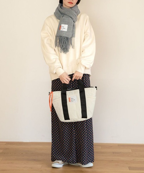 Wpc.(ダブリュピーシー)の「【Wpc.】ONDOO キルティング2wayトートバッグ ミニ(トートバッグ・レディース・ブラック/グレー/ベージュ/オフホワイト・FREE)」の11枚目の写真