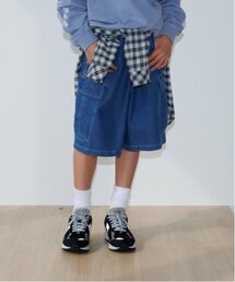 GLAZOS（グラソス）の「【大人向けサイズあり】冷感デニム・ハーフカーゴパンツ（デニムパンツ）」