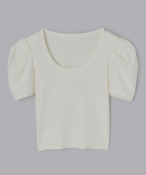 【新品未使用】ルルウィルビー　パフスリーブ トップス　Tシャツ 新品未使用】ルルウィルビー パフスリーブ トップス Tシャツ