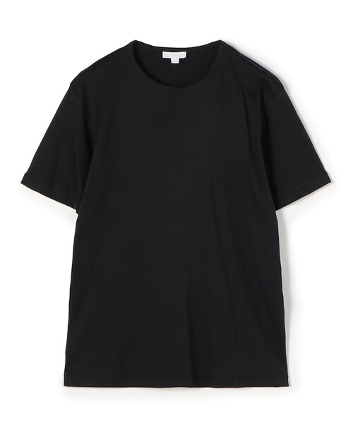 SUNSPEL（サンスペル）の「SUNSPEL シーアイランドコットン クルーネックTシャツ（Tシャツ/カットソー・メンズ・ネイビー/ブラック/ホワイト・L/M/S）」の3枚目の写真
