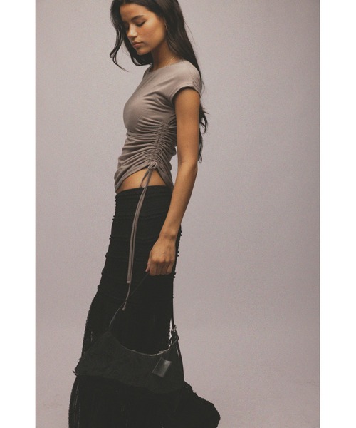 ALEXIA STAM（アリシアスタン）の「Floral Fringe Shoulder Bag /ショルダーバッグ（ショルダーバッグ・レディース・ブラック/ホワイト・FREE）」の8枚目の写真