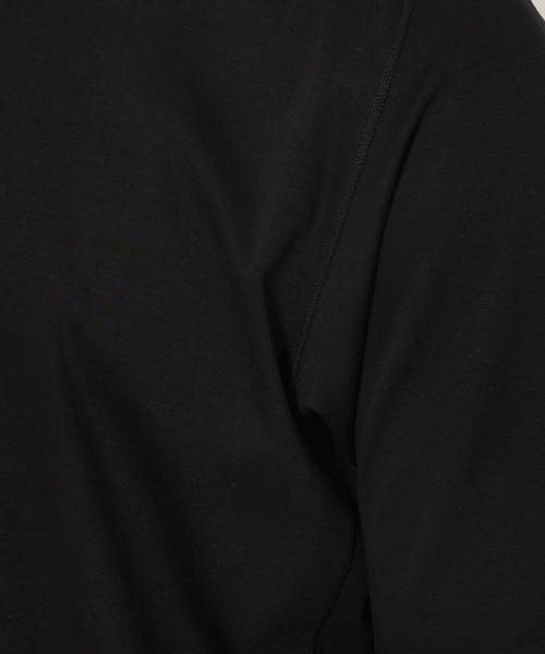 DESIGNWORKS（デザインワークス）の「【シルケット加工】変形ヘンリーネック Tシャツ（Tシャツ/カットソー・メンズ・ホワイト/ブラック・46/48/50）」の9枚目の写真