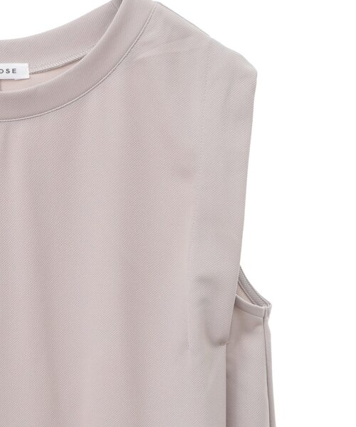 SOFFITTO(ソフィット)の「カットツイルセットアップ(取り扱い店舗限定)(Tシャツ/カットソー・レディース・ライトグレー/ブラック・FREE)」の6枚目の写真