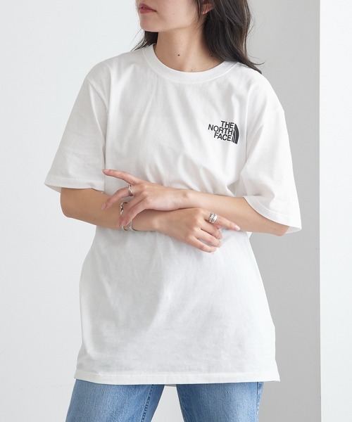 THE NORTH FACE(ザノースフェイス)の「【THE NORTH FACE】バックプリント ボックスロゴTシャツ NF0A812H KY4(Tシャツ/カットソー・メンズ・ブラック/ホワイト/ネイビー・L/M/S/XL)」の10枚目の写真