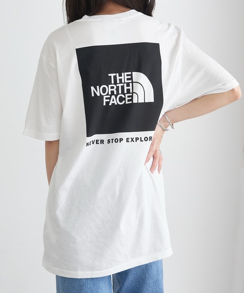 THE NORTH FACE(ザノースフェイス)の「【THE NORTH FACE】バックプリント ボックスロゴTシャツ NF0A812H KY4(Tシャツ/カットソー・メンズ・ブラック/ホワイト/ネイビー・L/M/S/XL)」の13枚目の写真