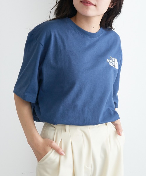 THE NORTH FACE(ザノースフェイス)の「【THE NORTH FACE】バックプリント ボックスロゴTシャツ NF0A812H KY4(Tシャツ/カットソー・メンズ・ブラック/ホワイト/ネイビー・L/M/S/XL)」の16枚目の写真