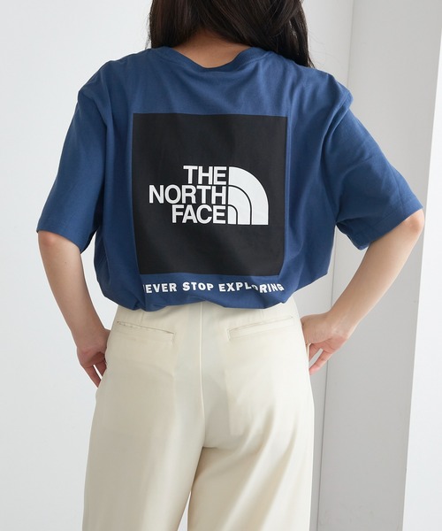 THE NORTH FACE(ザノースフェイス)の「【THE NORTH FACE】バックプリント ボックスロゴTシャツ NF0A812H KY4(Tシャツ/カットソー・メンズ・ブラック/ホワイト/ネイビー・L/M/S/XL)」の18枚目の写真