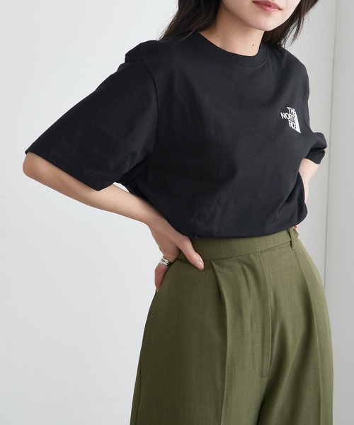 THE NORTH FACE(ザノースフェイス)の「【THE NORTH FACE】バックプリント ボックスロゴTシャツ NF0A812H KY4(Tシャツ/カットソー・メンズ・ブラック/ホワイト/ネイビー・L/M/S/XL)」の5枚目の写真