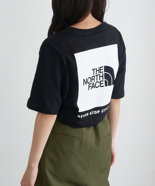 THE NORTH FACE(ザノースフェイス)の「【THE NORTH FACE】バックプリント ボックスロゴTシャツ NF0A812H KY4(Tシャツ/カットソー・メンズ・ブラック/ホワイト/ネイビー・L/M/S/XL)」の6枚目の写真