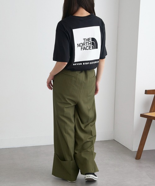 THE NORTH FACE(ザノースフェイス)の「【THE NORTH FACE】バックプリント ボックスロゴTシャツ NF0A812H KY4(Tシャツ/カットソー・メンズ・ブラック/ホワイト/ネイビー・L/M/S/XL)」の8枚目の写真