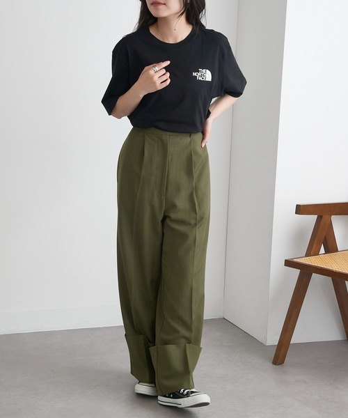 THE NORTH FACE(ザノースフェイス)の「【THE NORTH FACE】バックプリント ボックスロゴTシャツ NF0A812H KY4(Tシャツ/カットソー・メンズ・ブラック/ホワイト/ネイビー・L/M/S/XL)」の7枚目の写真