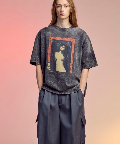 UNISEX》【ART SERIES】「Edvard Munch」Prime-Over Crew Neck T-Shirt