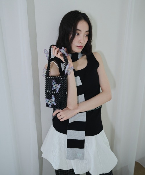 Smyeon（スミョン）の「Butterfly beads bag/バタフライビーズバッグ