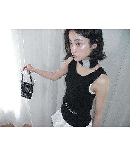 Smyeon（スミョン）の「Butterfly beads bag/バタフライビーズバッグ
