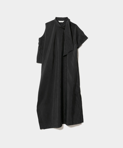 double-neck sand wash silk dress（ワンピース）｜beautiful people