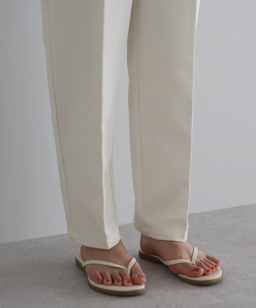 ENC（エンク）の「high waist wrap belt tuck pants / ハイウエストラップベルトタックパンツ（その他パンツ・レディース・ブラック/ライトブルー/アイボリー/カーキブラウン・FREE）」の13枚目の写真