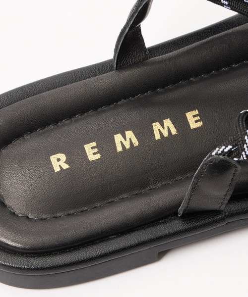REMME（レメ）の「BARNYARDSTORM / REMME（レメ） / コードトング（サンダル・レディース・ブラック/ブラウン・38/37）」の5枚目の写真